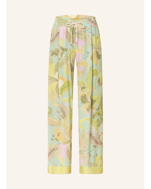 Marc Cain Yellow Marlenehose aus Jersey