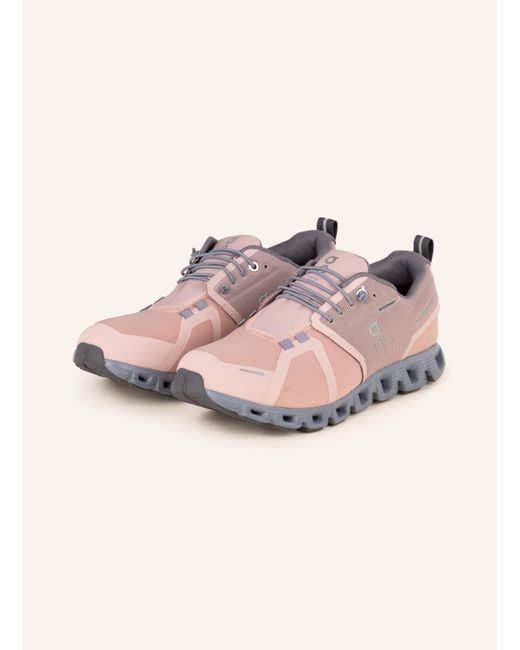 On Shoes Pink Sneaker CLOUD 5 WATERPROOF