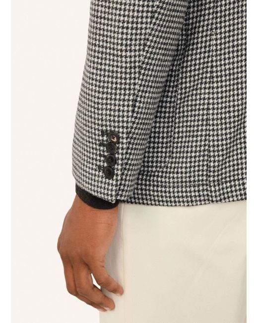 Hackett Fieldjacket SAFARI PTOOTH in Gray für Herren