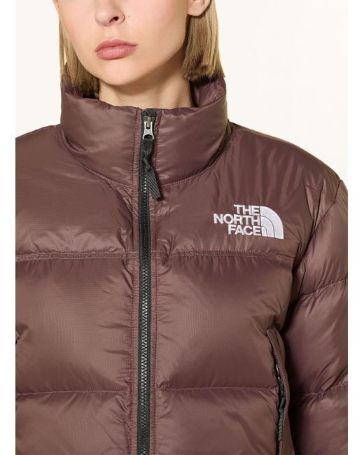 The North Face Brown Cropped-Daunenjacke