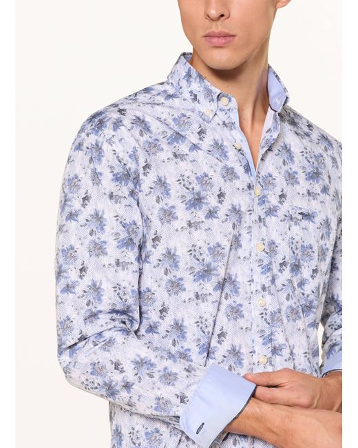 Fynch-Hatton Hemd Regular Fit in Blue für Herren