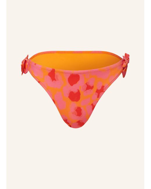 Vilebrequin Orange Triangel-Bikini-Hose NEW LEOPARD