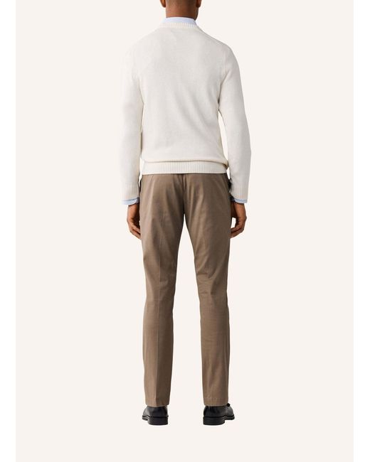 Hackett Pullover SADDLE CREW in Natural für Herren
