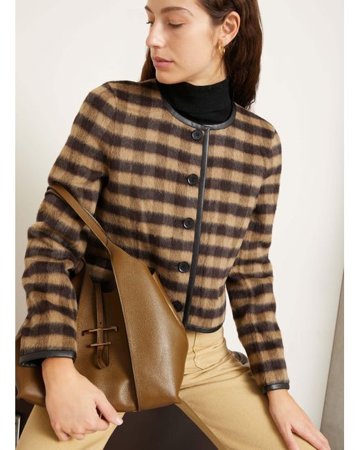 Tod's Brown Beuteltasche mit Pouch