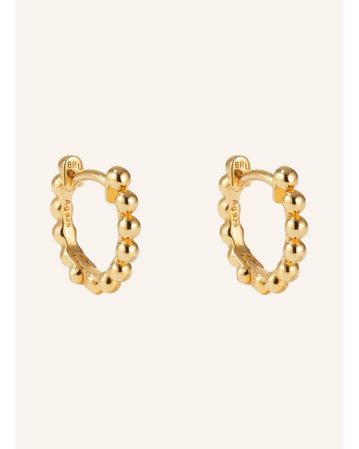 BRUNA The Label Damen Creolen SAMOS in mettallic