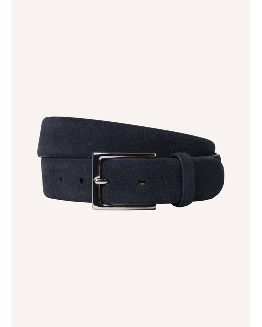 Hackett Gürtel SUEDE FEATHER EDGE in Blue für Herren