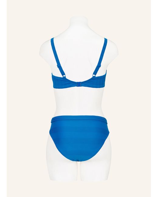 LIDEA® Blue Bügel-Bikini-Top LINEAR CODE