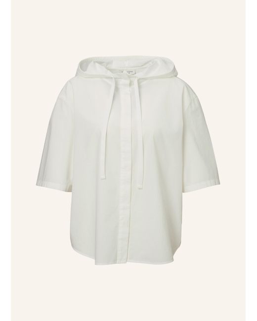 Marc O' Polo White Kapuzenbluse