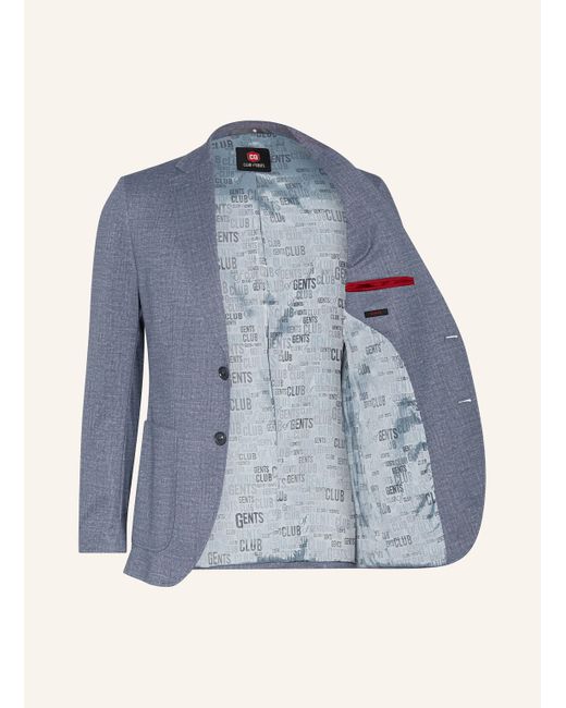 CLUB of GENTS Sakko CUBA Slim Fit in Blue für Herren