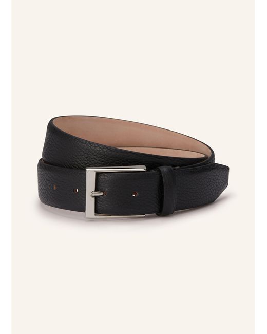 Post & Co Ledergürtel in Black für Herren