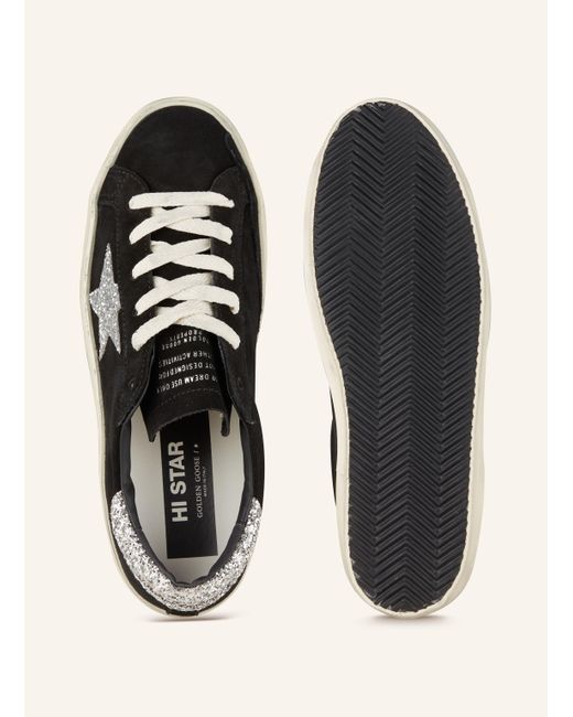 Golden Goose Deluxe Brand Black Sneaker HI STAR