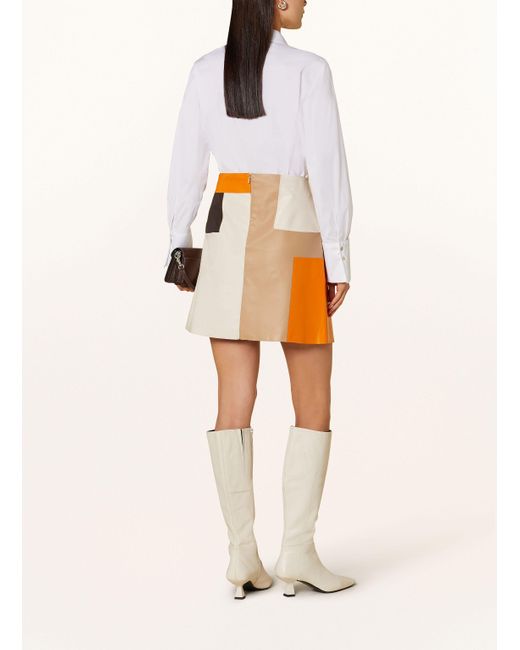Marc Cain Orange Lederrock
