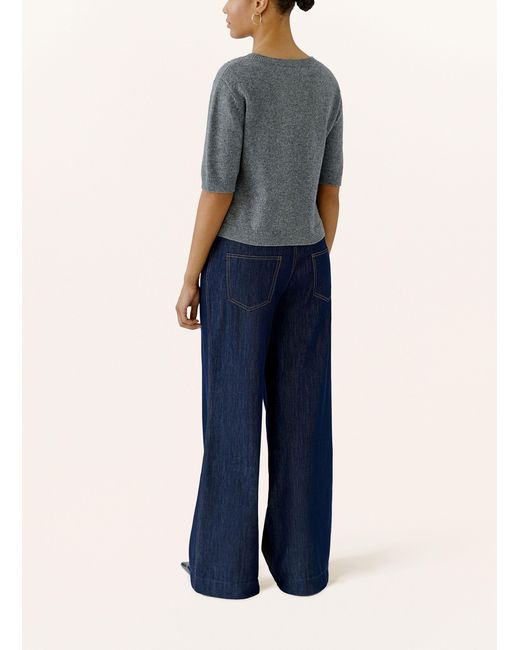 Ouí Gray Strickshirt