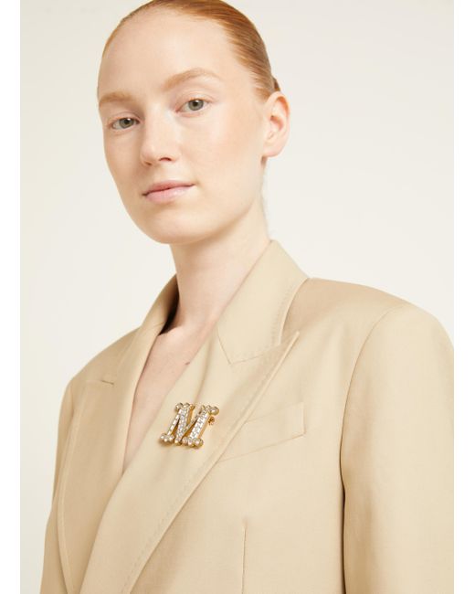 Max Mara Natural Brosche BATH2