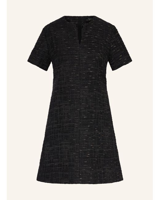 Sly010 Black Tweed-Kleid mit Glitzergarn