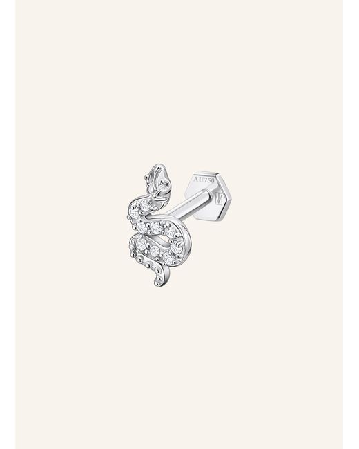 SABOTEUR Natural Einzel Piercing Stecker Schlange