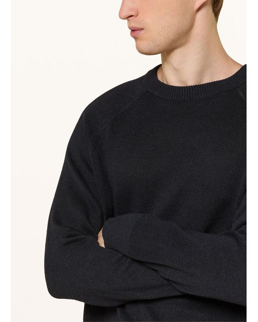 STROKESMAN'S Pullover mit Leinen in Blue für Herren