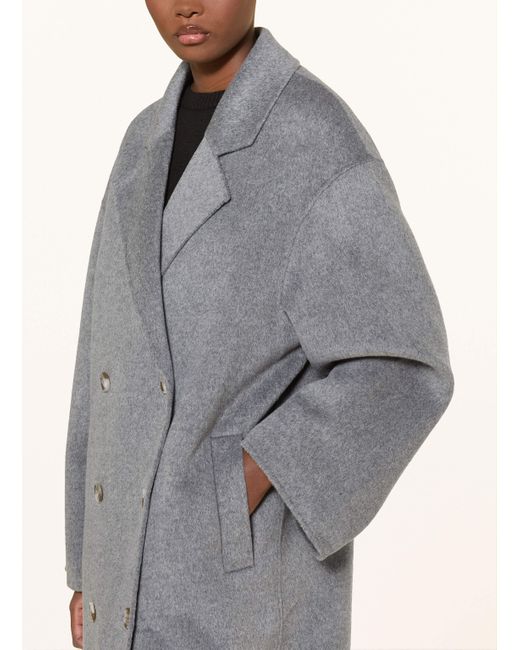 Loulou de Saison Gray Wollmantel BORNEO