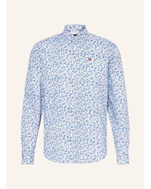 Napapijri Hemd G-RONGE Regular Fit in Blue für Herren