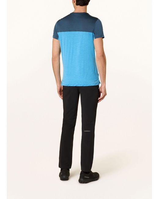 Icebreaker T-Shirt 125 COOL-LITETM SPHERE III mit Merinowolle in Blue für Herren