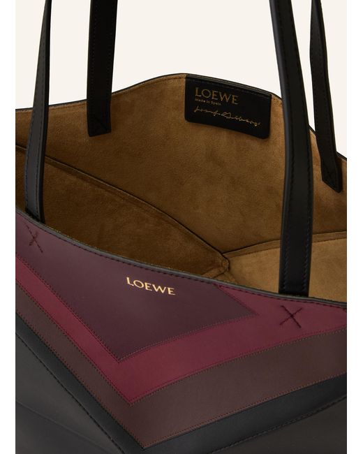 Loewe Black Shopper PUZZLE FOLD MEDIUM