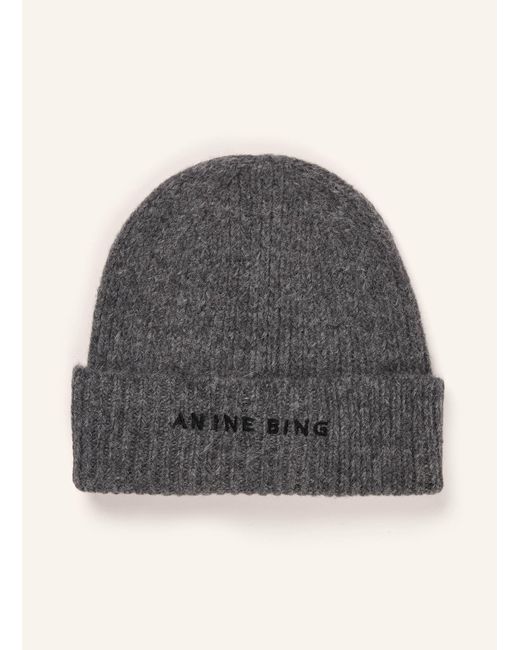 Anine Bing Gray Mütze ELIA