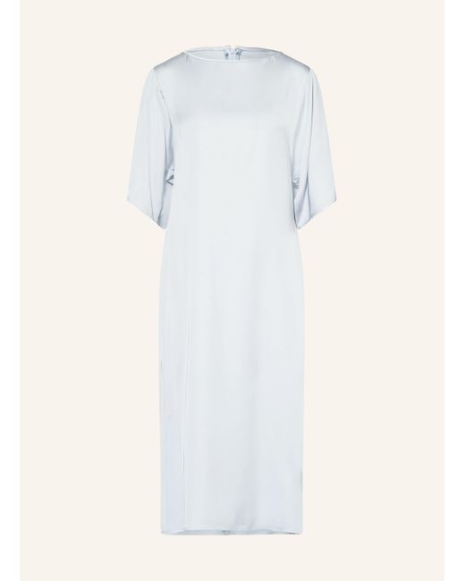 Peserico White Cocktailkleid mit Schmucksteinen