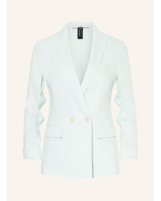 Marc Cain White Blazer mit Leinen