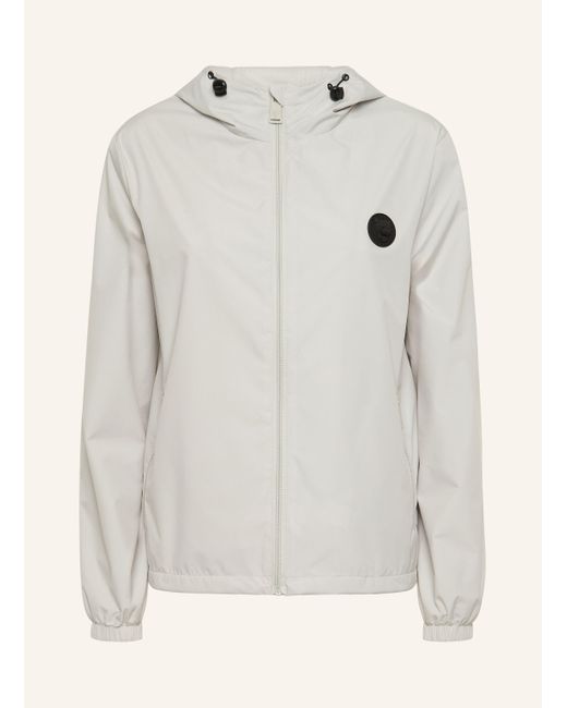 Philipp Plein Natural Hooded Lightweight Running Jacket LS