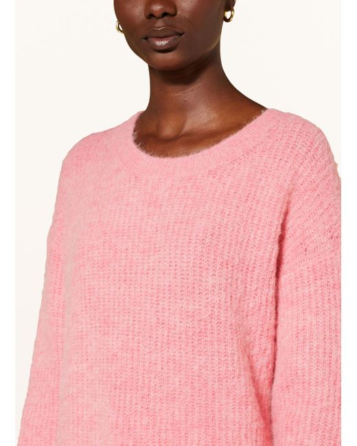 American Vintage Pink Pullover mit Alpaka