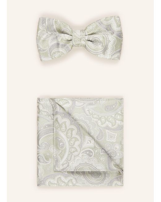 Prince BOWTIE Set: Fliege und Einstecktuch in Multicolor für Herren