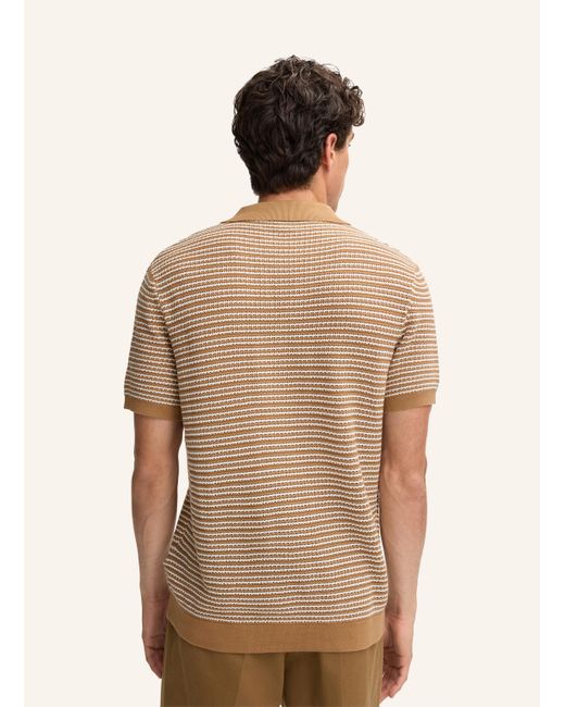Strellson Strickhemd ADRIAN Slim Fit in Natural für Herren