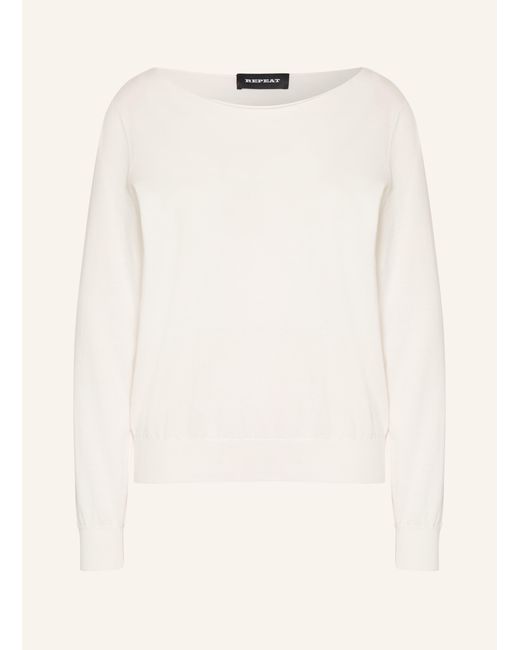 Repeat Cashmere Natural Pullover