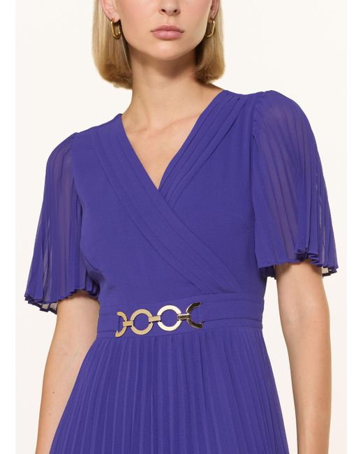 Phase Eight Purple Kleid YASMINA mit Plissees