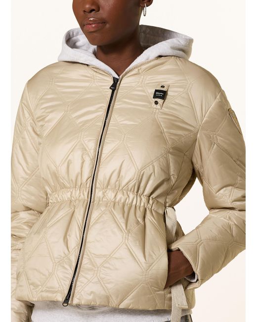 Blauer Natural Steppjacke TAFT mit DUPONTTM SORONA®-Isolierung