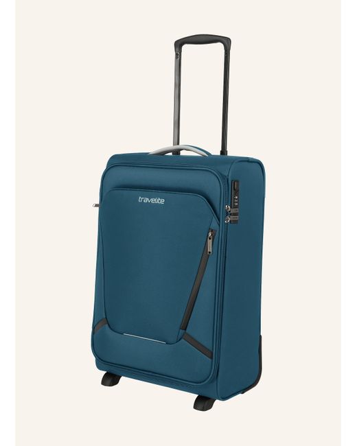 Travelite Blue Trolley JETPACK SMALL SLIM