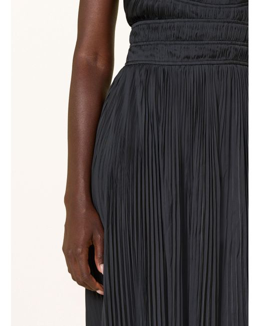 Ulla Johnson Blue Satinkleid REINE mit Plissees