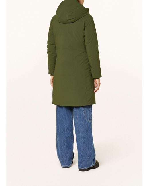 Save The Duck Green Parka SMEG SIENNA