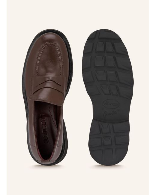 Pomme D'or Brown Penny-Loafer NICKY