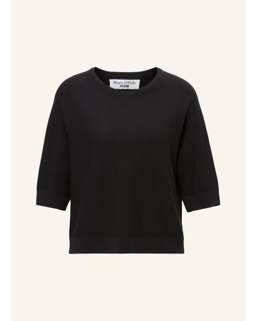 Marc O' Polo Black Kurzarm-Strickpullover