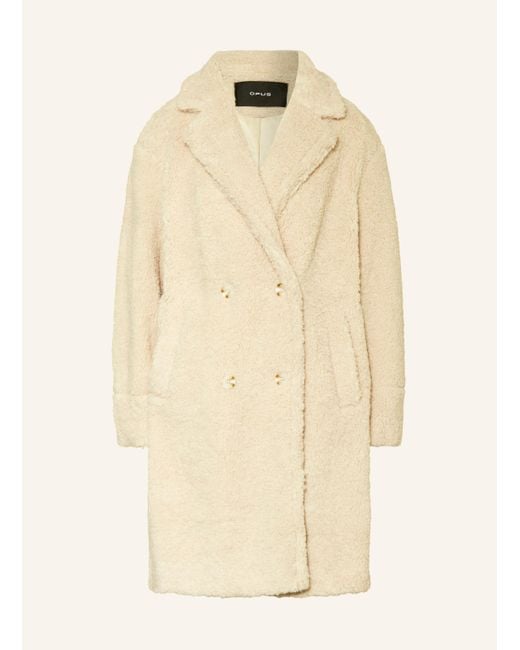 Klassischer Mantel Mantel Opus Blau Opus Brauner Mantel OPUS