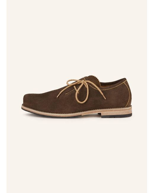 dirndl + bua Haferlschuhe ANTIKBOCK in Brown für Herren