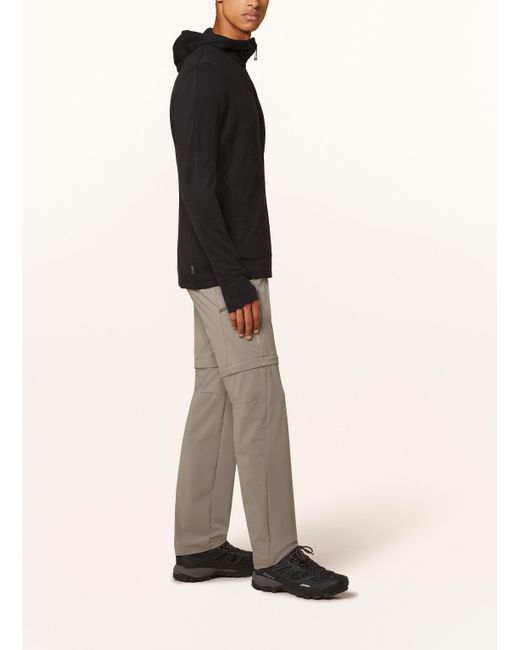 Icebreaker Midlayer-Jacke MERINO 260 QUANTUM IV in Black für Herren