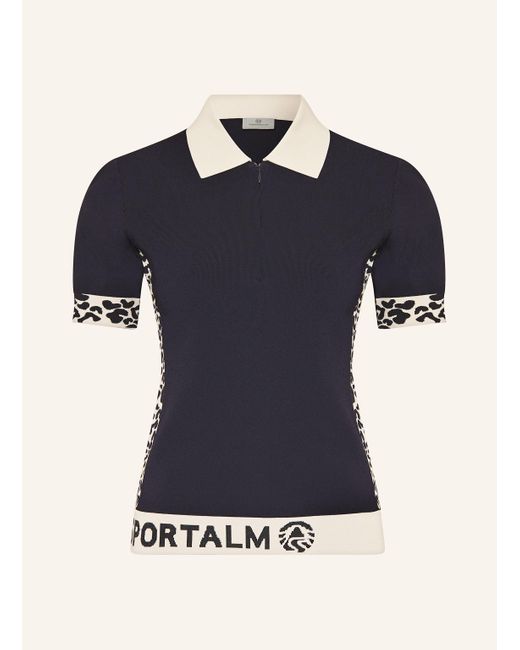 Sportalm Blue Funktions-Poloshirt