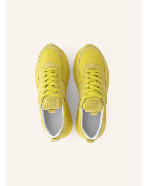 Kennel & Schmenger Yellow Sneaker TONIC