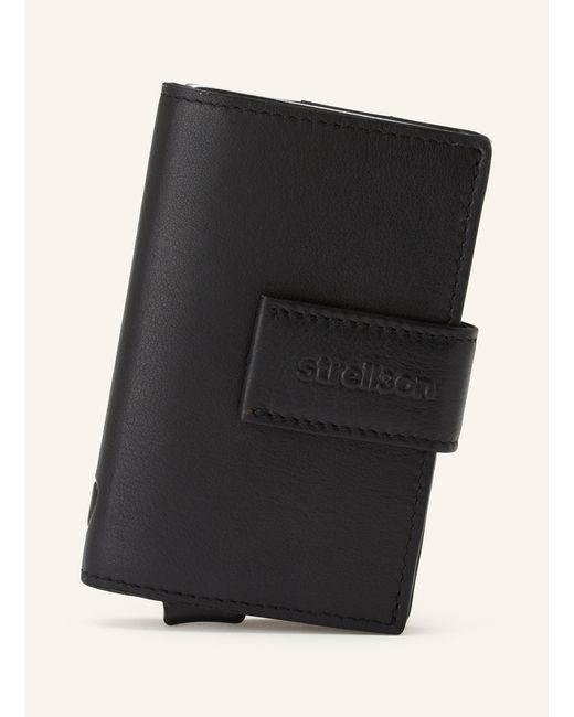 Strellson Kartenetui CARTER C-THREE E-CAGE in Black für Herren