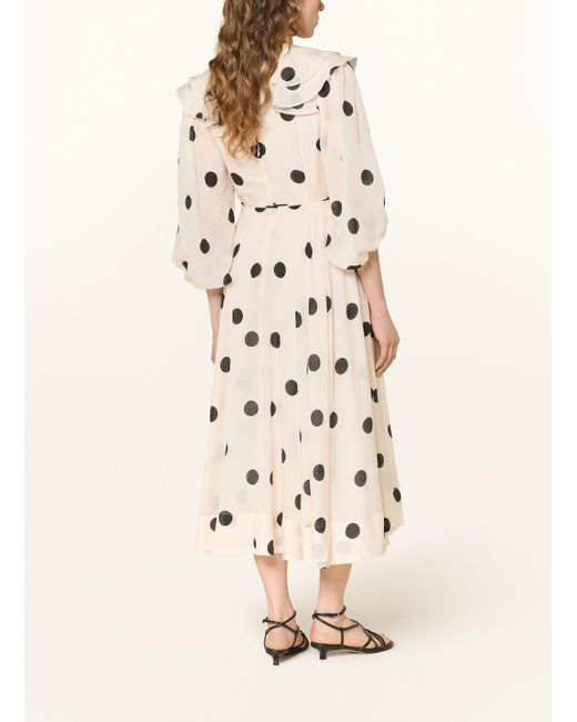 Phase Eight Natural Kleid JAQLYN mit 3/4-Arm und Volants