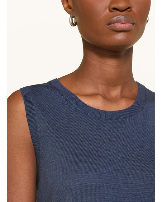 Repeat Cashmere Blue Stricktop