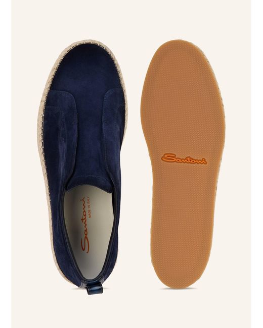 Santoni Espadrilles VIC in Blue für Herren