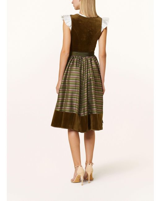 KINGA MATHE Green Dirndl LORIENT